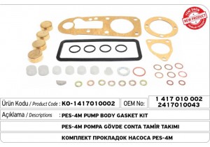 PES-4M Pompa Gövde Conta Tamir Takımı 1417010002 2417010043