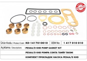 PES6A/D KHD Pompa Conta Tamir Takımı 1417010010