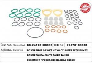 Bosch Pompa Conta Tamir Takımı 2417010003B