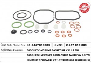 Bosch EDC-VE Pompa Conta Tamir Takımı VW 1.9 TDI 2467010003
