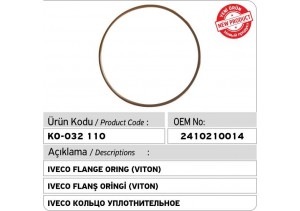 Iveco Flanş Oringi (Viton) 2410210014