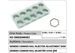 Siemens Common Rail Enjektör Ayar Şim Seti 