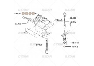 Tamir Takımı KUBOTA 4CYL/ 1606251011 Pompa İçin