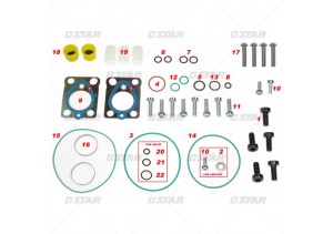 Tamir Takımı DELPHI C/R-7135-520 DFP3