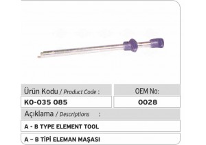 A-B Tipi Eleman Maşası 