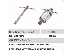 Regülatör Yay Toplama Anahtar Takımı 