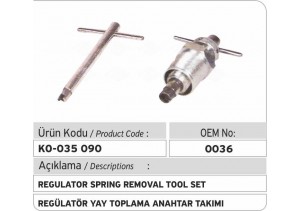 Regülatör Yay Toplama Anahtar Takımı 