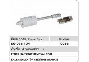 Kalem Enjektör Çektirme Aparatı