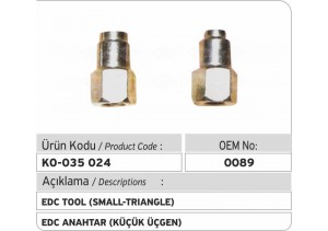 EDC Küçük Üçgen Anahtar