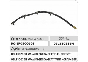 03L130235N VW-Audi-Skoda-Seat Yakıt Hortum Seti