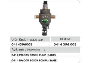 0414396005 Bosch Pompa