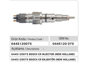 0445120075 Bosch Enjektör