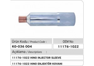 11176-1022 Hino Enjektör Kovanı