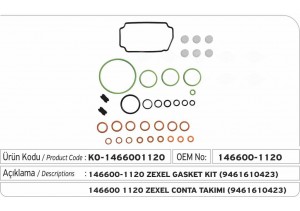 146600-1120 Zexel Conta Takımı (9461610423)