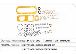 2417010001 Bosch Conta Takımı