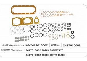 2417010002 Bosch Conta Takımı