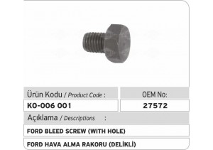 27572 Ford Hava Alma Rakoru (delikli)