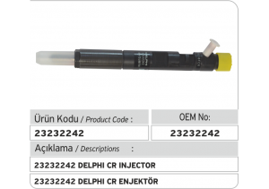 28232242 Delphi Enjektör (Delphi EJBR021012 R021012 Renault Clio Kangoo Megane 1.5)