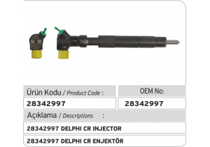 28342997 Delphi Enjektör ( mercedes sprinter)