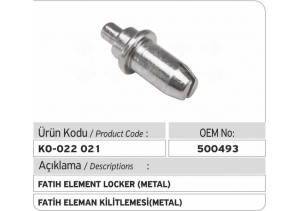 Fatih - Cummins Eleman Kilitlemesi (metal)