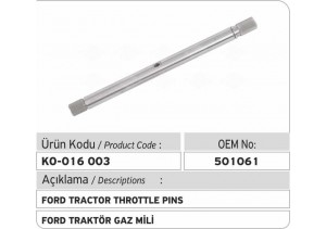 501061 Ford Traktör Gaz Mili