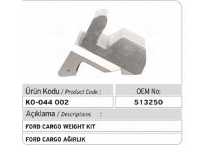 513250 Ford Cargo Ağırlık