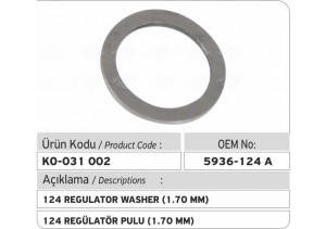 5936-124 A Regülatör Pulu (1.70 mm)