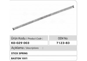 7123-83 Baston Yayı