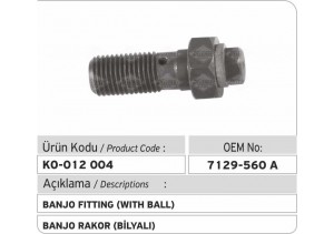 7129-560A Banjo Rakor (bilyalı)