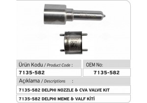 7135-582 Delphi Meme ve CVA Valf Kiti