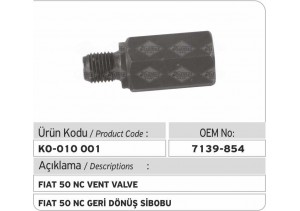 7139-854 Fiat 50 NC Geri Dönüş Sibobu