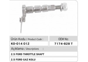 7174-828T Gaz Kolu (2.5 Ford)