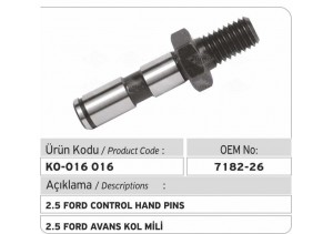 7182-26 2.5 Ford Avans Kol Mili