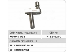 7182-621 C  Metrik Valf