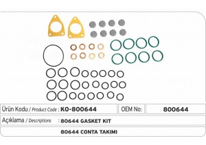 800644 Conta Takımı