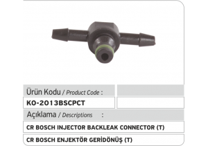 Bosch Common Rail Enjektör Geri Dönüş Plastiği T