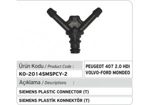 Siemens Common Rail Enjektör Geri Dönüş Plastiği T (Volvo-Peugeot)