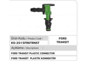 Ford Transit Enjektör Geri Dönüş Plastiği 2015
