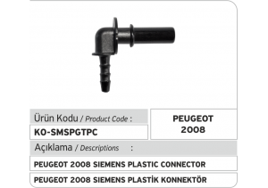 Peugeot 2008 Siemens Plastik Konnektör