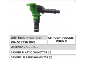 Siemens Common Rail Enjektör Geri Dönüş Plastiği (Erkek L)