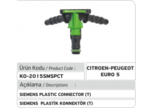 Siemens Common Rail Enjektör Geri Dönüş Plastiği (Erkek T)