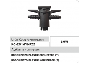 Yeni Bosch Piezo Enjektör Geri Dönüş Plastiği T