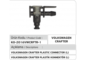Volkswagen Crafter Plastik Konnektör L