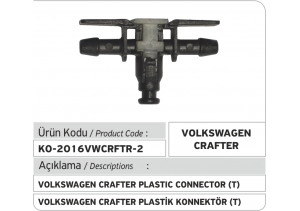 Volkswagen Crafter Plastik Konnektör T