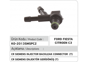 Siemens Common Rail Enjektör Geri Dönüş Plastiği Tip2