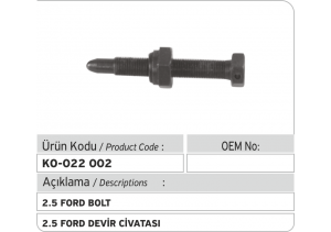 2.5 Ford Devir Civatası