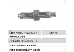 Ford Cargo Rolanti Vidası