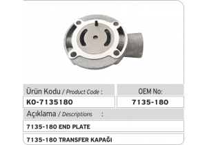 7135-180 Transfer Kapağı