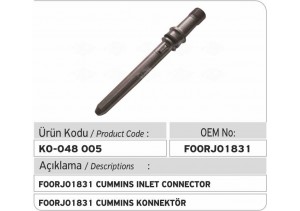 F00RJ01831 İç Konnektör