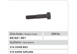 576 Kapak Saplama